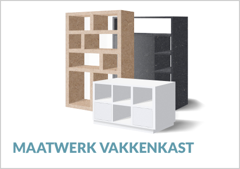 Categorie maatwerk vakkenkast