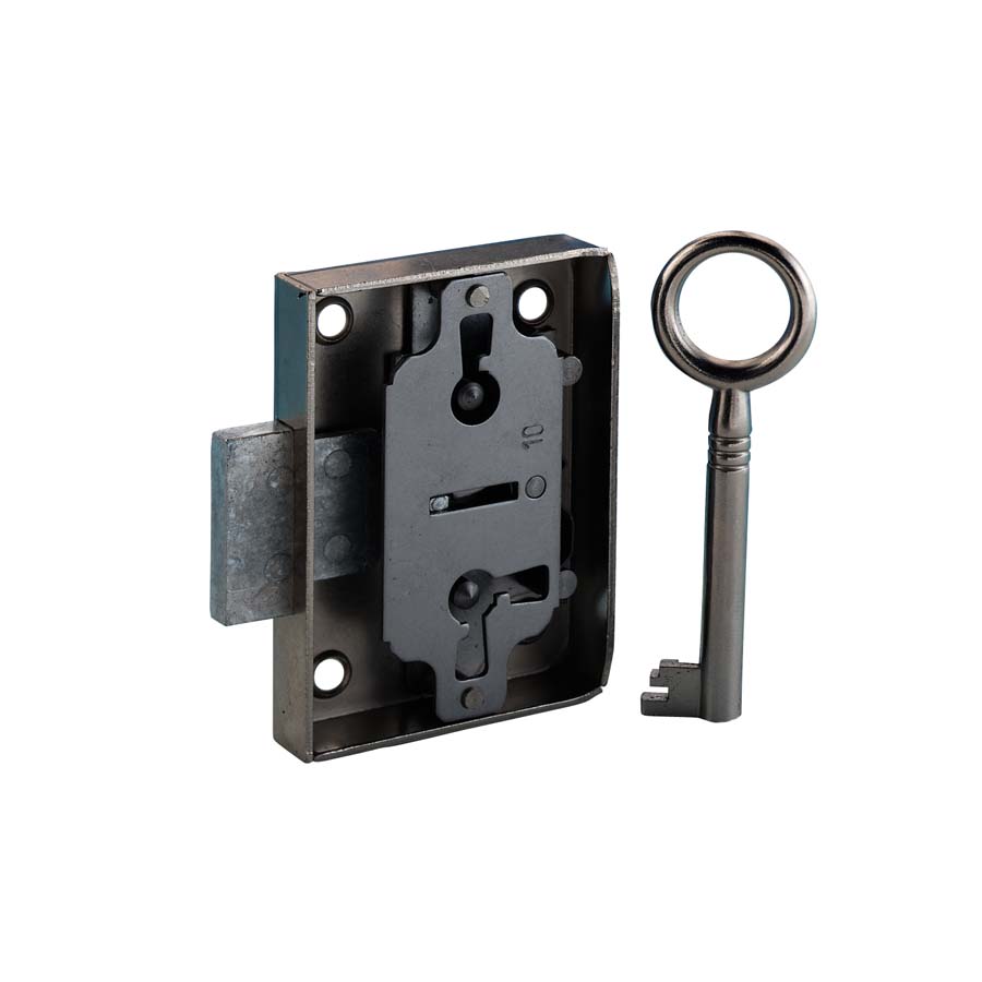 JUNIE 2040 opleg meubelslot. Zware uitvoering 25 mm met 2sl. 2040s.1-24 
