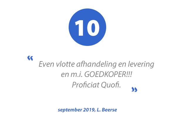 Quofi winnaar september